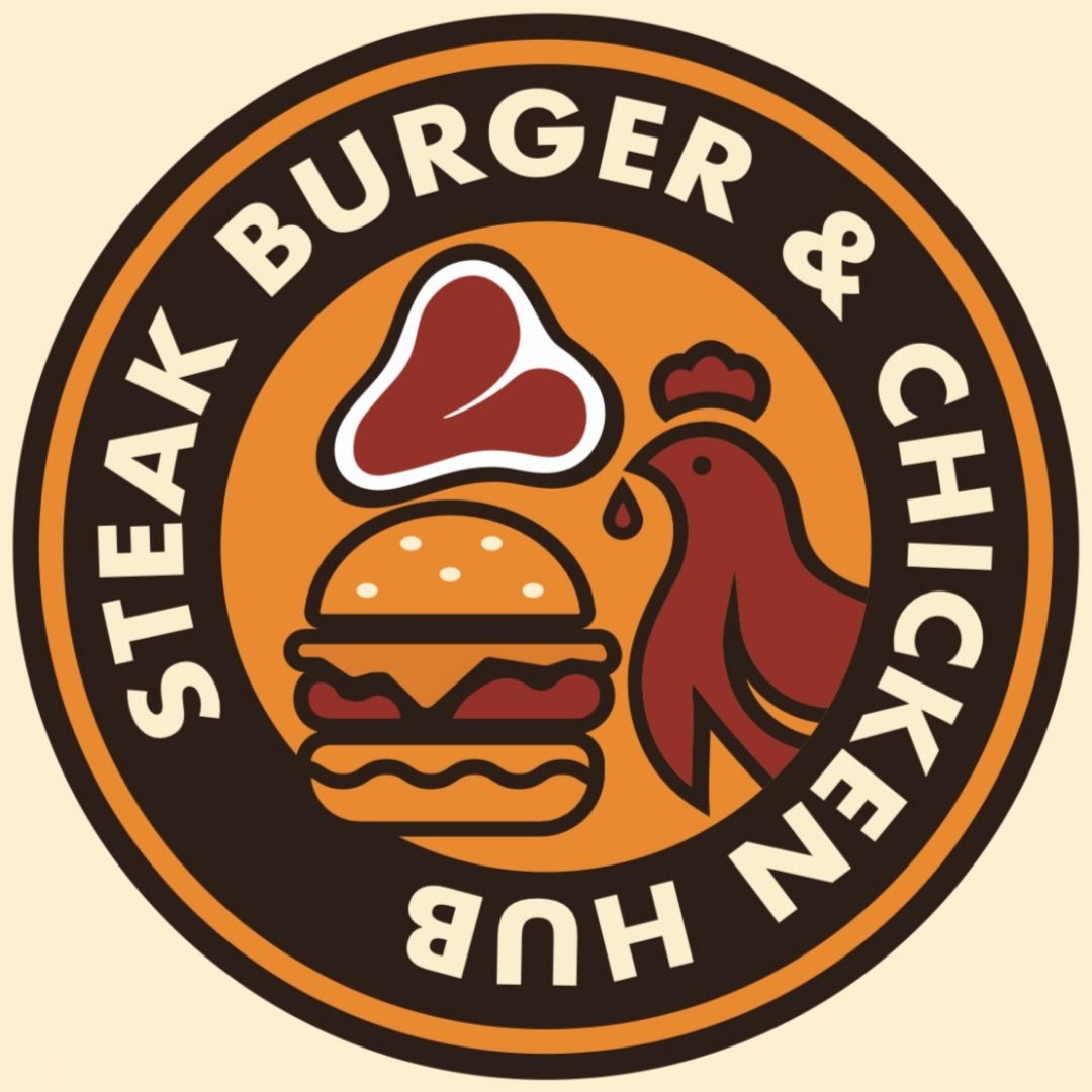 Steak Burger & Chicken Hub Logo